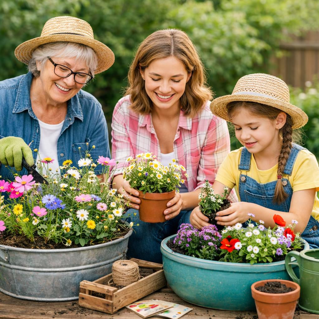 wildflower seeds in containers Container Garden Jumbo Seed Packet (BOGO)