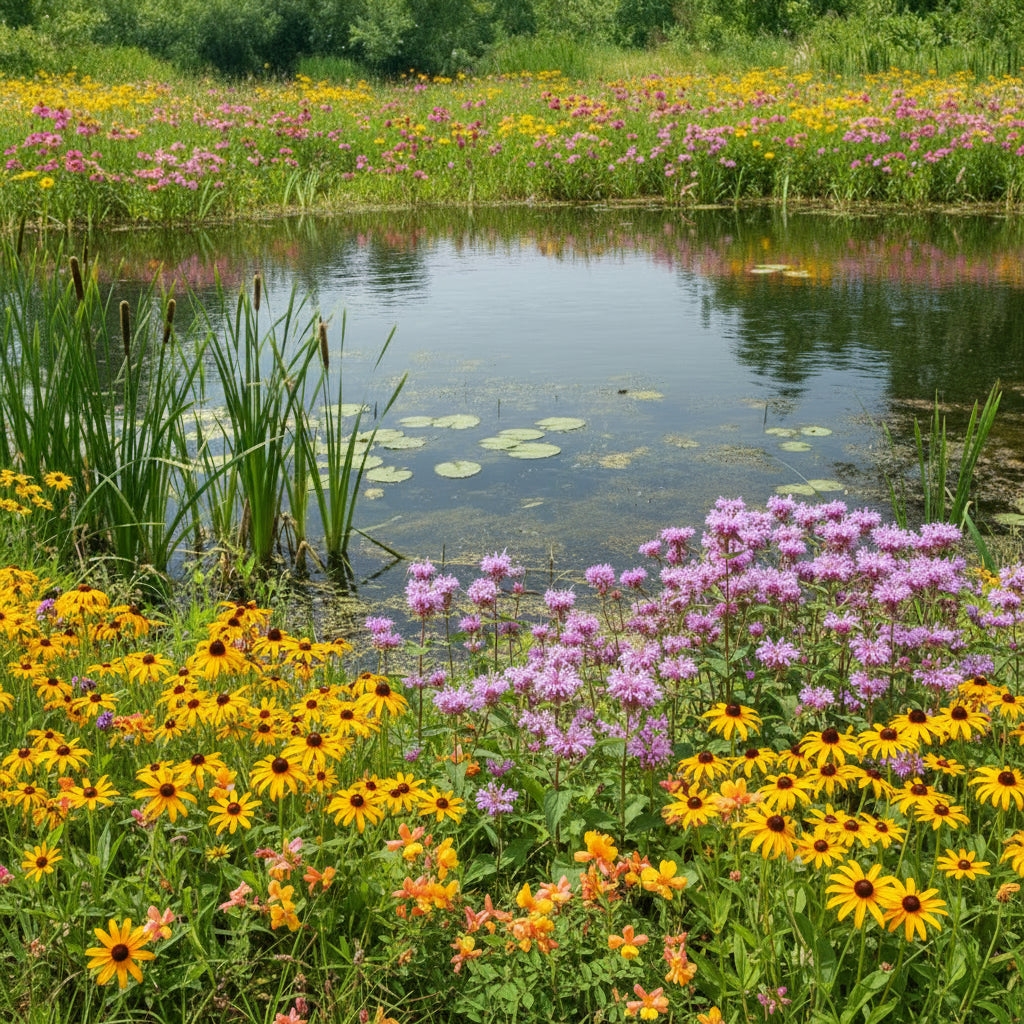 wildflower seed farms Native Moist Area Wildflower Seed Mix