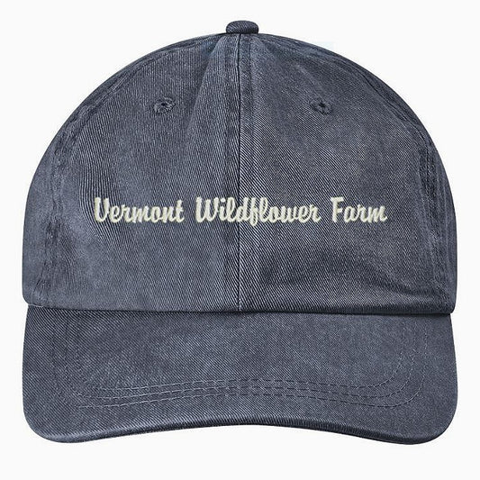 Vermont Wildflower Farm Embroidered Baseball Cap