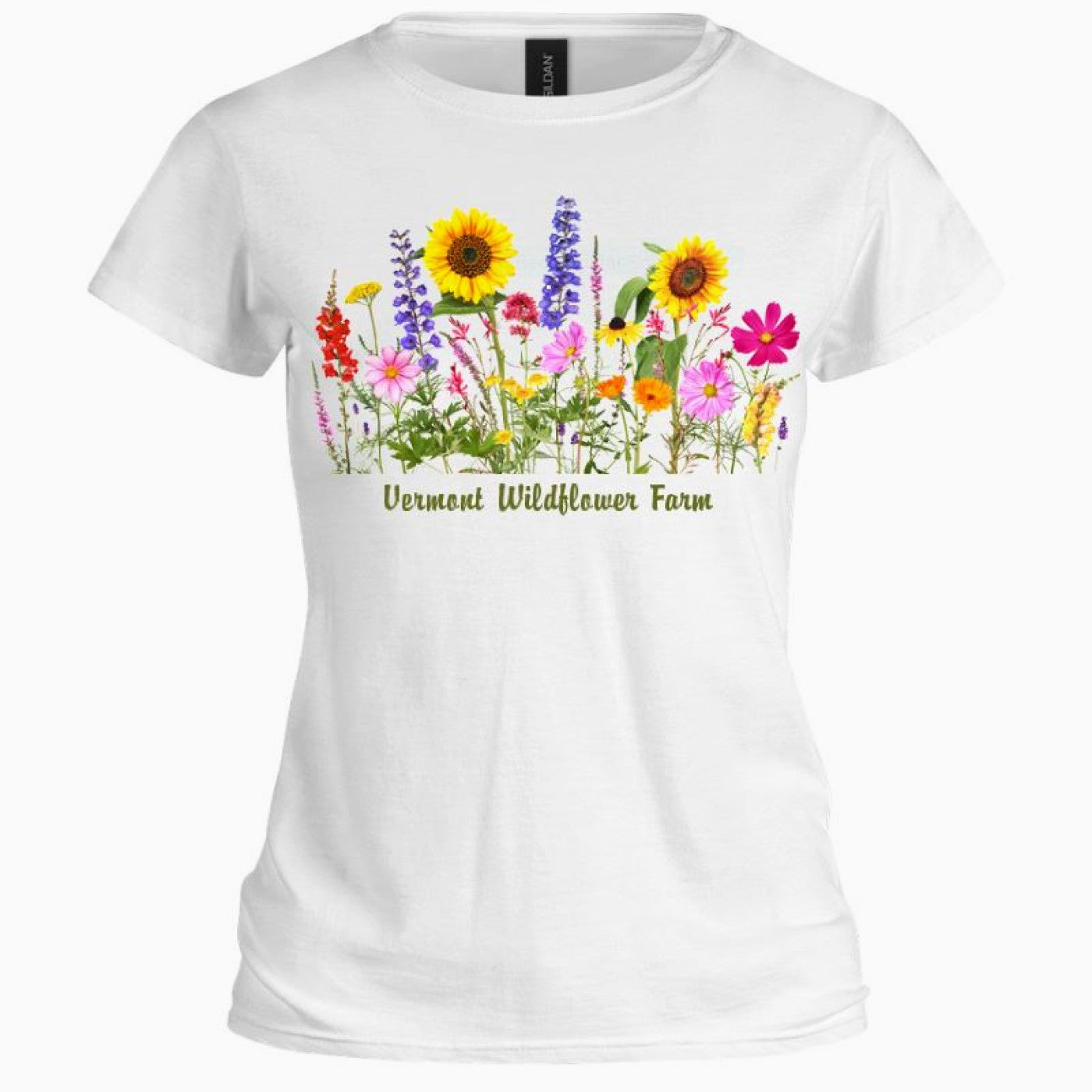 Vermont Wildflower Farm Custom Women's' T-Shirt