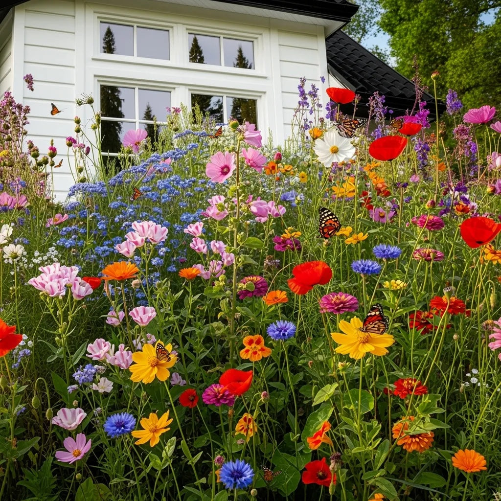 american seed bird and butterfly wildflower blend Hummingbird And Butterfly Wildflower Seed Mix