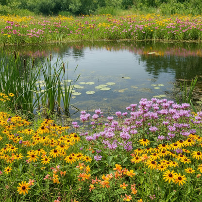 Native Moist Area Wildflower Seed Mix
