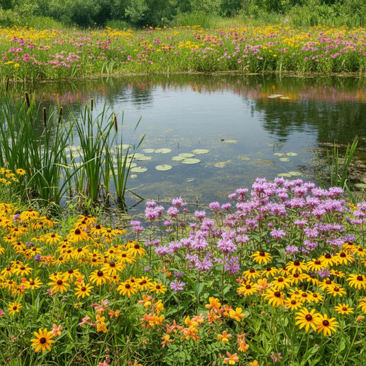 Native Moist Area Wildflower Seed Mix