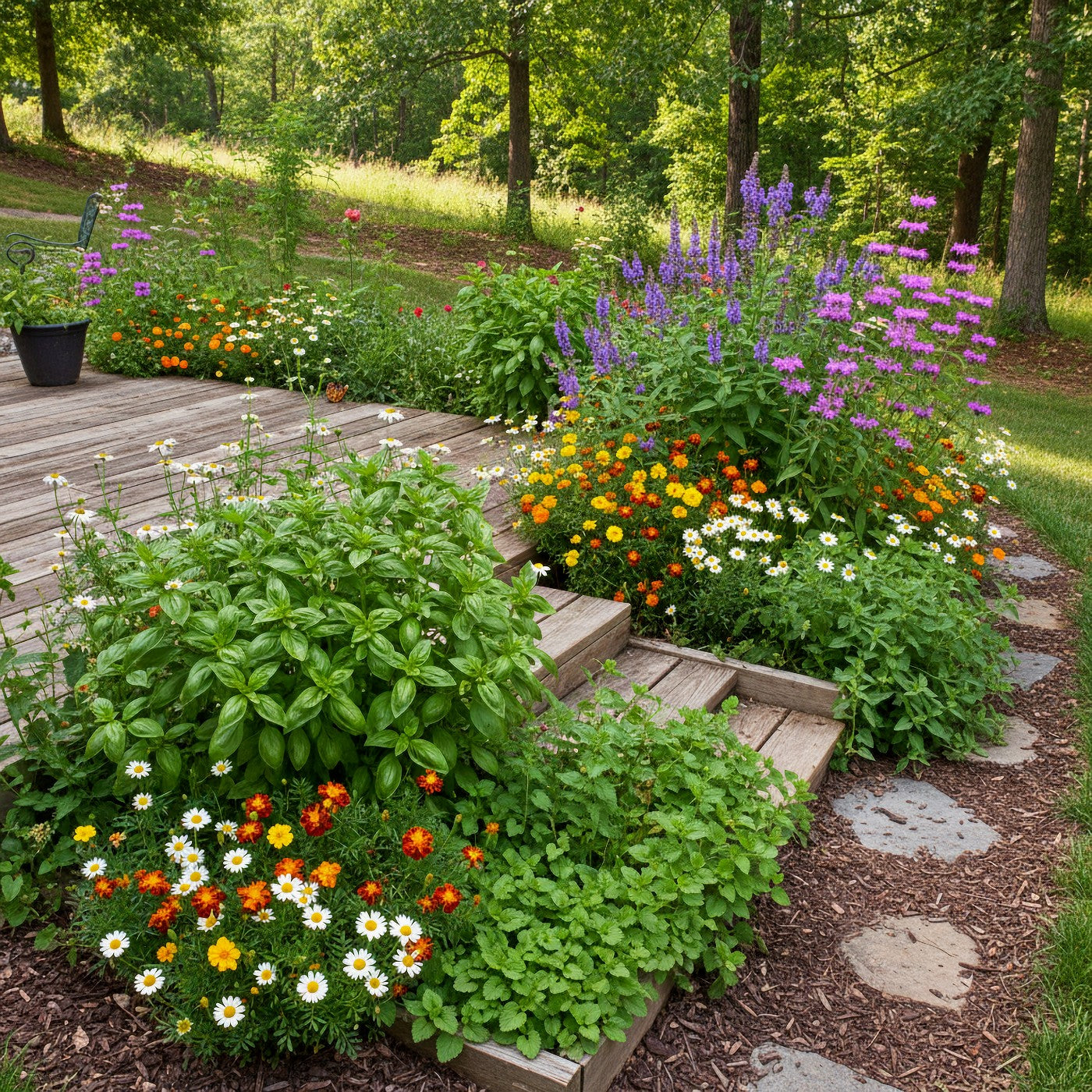 bug spray garden plants Bug Repellent Wildflower And Herb Seed Mix